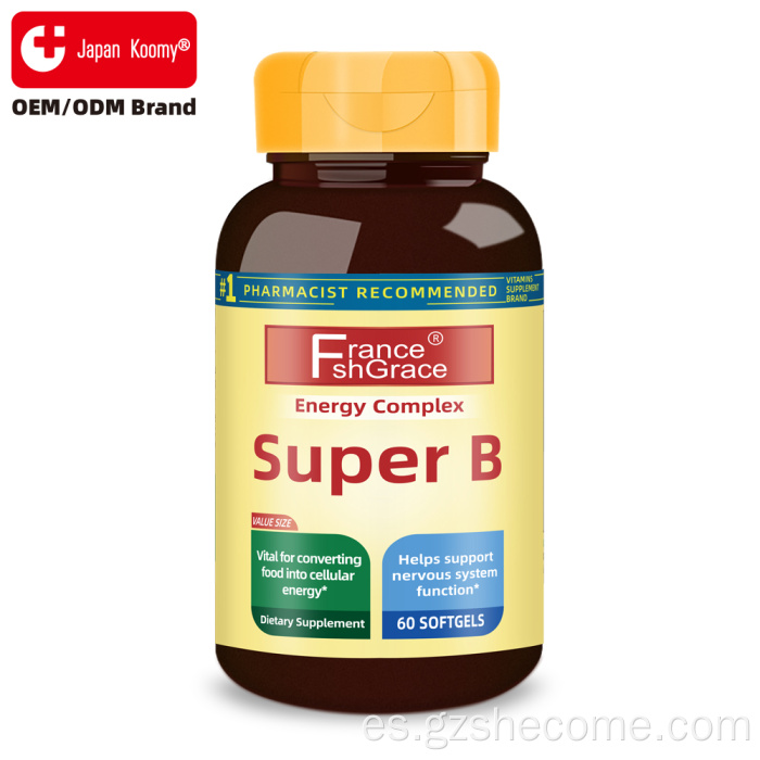 Shecome Super B Complex Softgels Apoyo al metabolismo energético